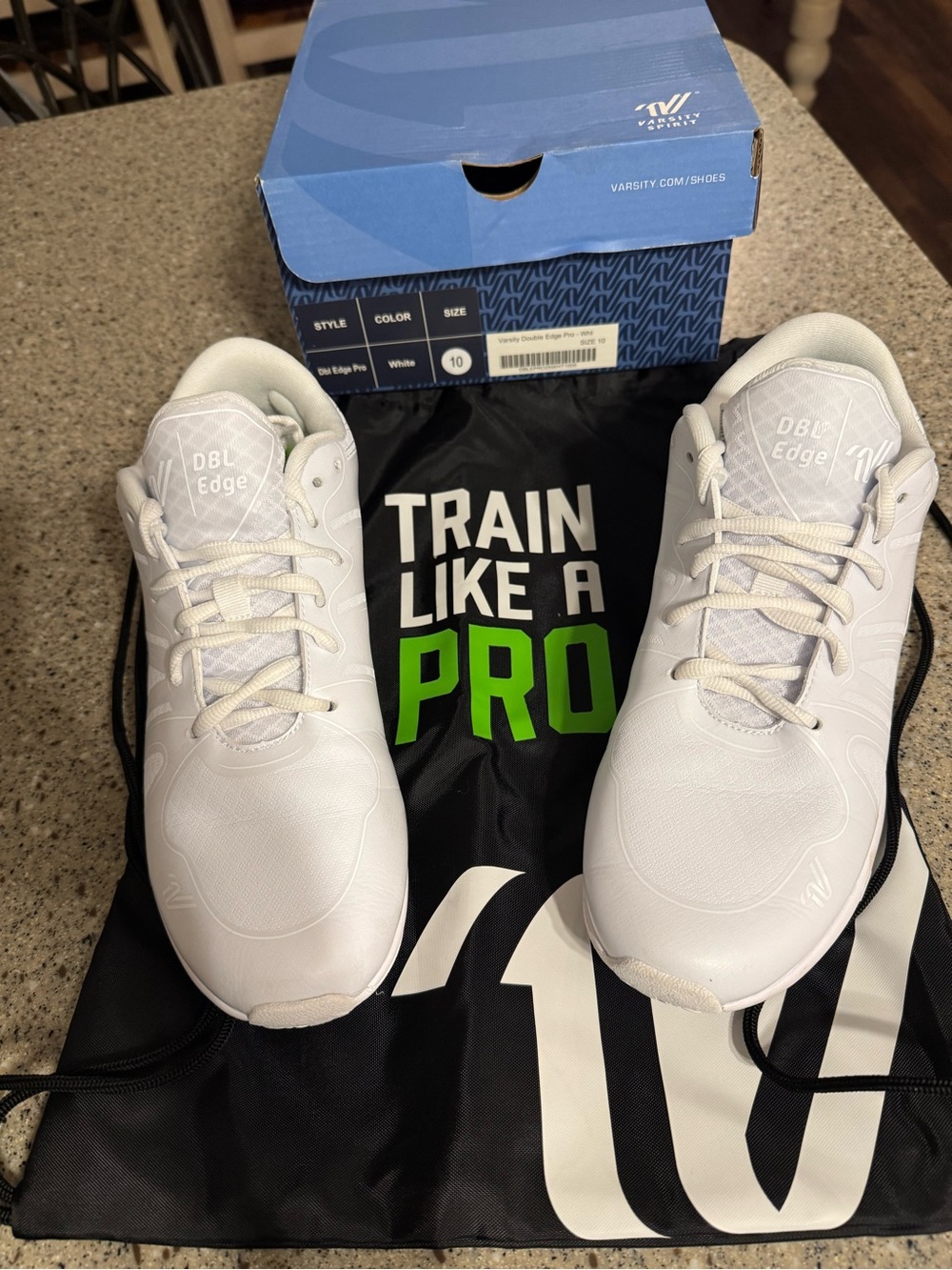 Varsity DBL Edge Pro Women’s White Cheer Shoes